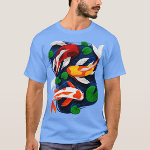 Koi Fish Lover Water Pond Animal Pet Asian Japanes T-Shirt