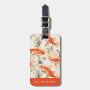Koi Fish Luggage Tag