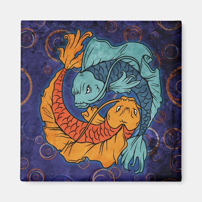 Koi Fish Magnet (Front)