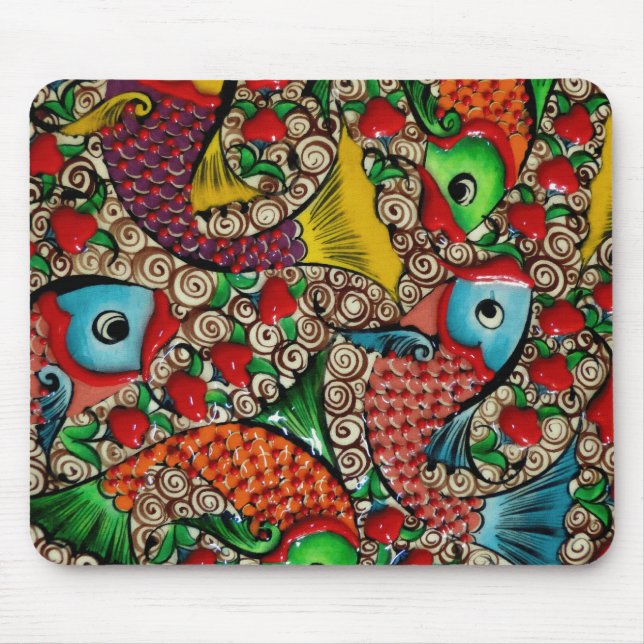 Koi Fish Mouse Mat (Front)
