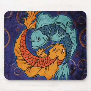 Koi Fish Mouse Mat