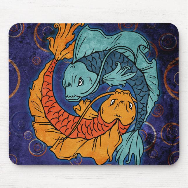 Koi Fish Mouse Mat (Front)