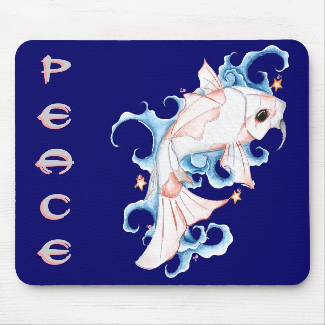 Koi Fish Mouse Mat (Front)