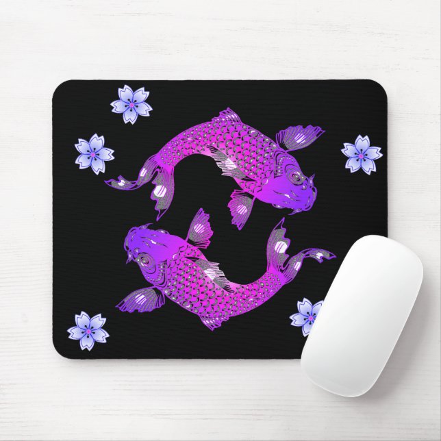 Koi fish mouse mat (With Mouse)