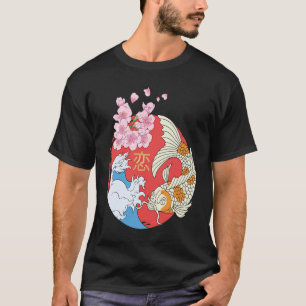 Koi Fish Nikishigoi Ornamental Fish Carp Pond Japa T-Shirt