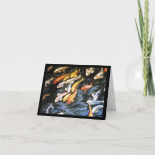 Koi Fish Note Card