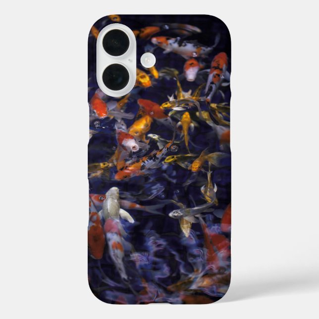 KOI FISH OVER FLOWING Case-Mate iPhone CASE (Back)