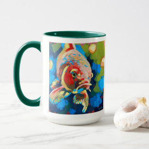 Koi Fish Painting - Gift for Coy Fish Lovers Mug
