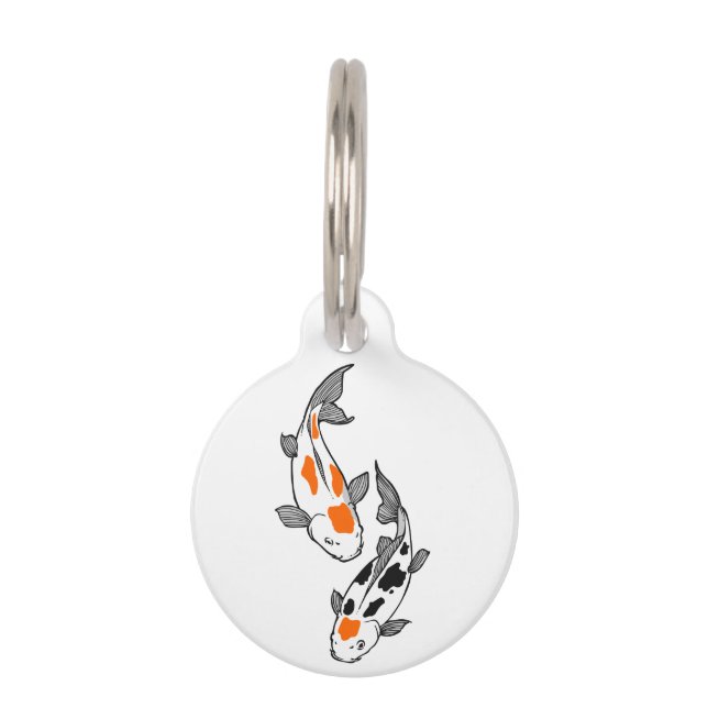 Koi Fish Pet Tag (Front)