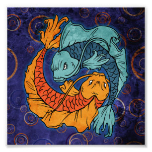 Koi Fish Photo Print