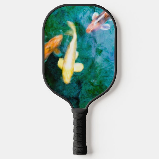 Koi Fish Pickleball Paddle (Front)