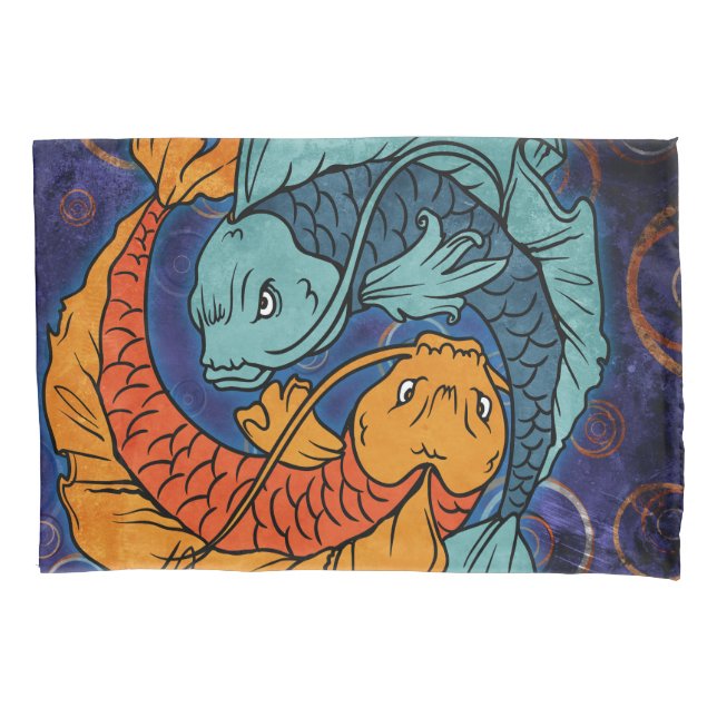 Koi Fish Pillowcase (Front)