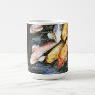Koi Fish Pond Art Painting Mug