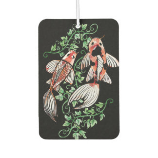 Koi Fish Pond Kois Ivy Japanese Fishpond Car Air Freshener