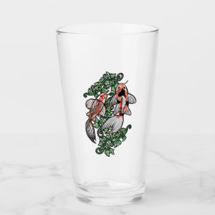 Koi Fish Pond Kois Ivy Japanese Fishpond           Glass