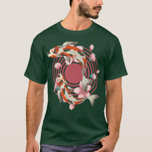 Koi Fish Pond Sakura Nishikigoi Cherry Blossom Koi T-Shirt