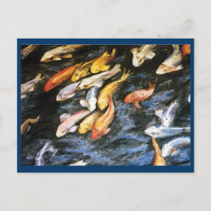 Koi Fish Postcard