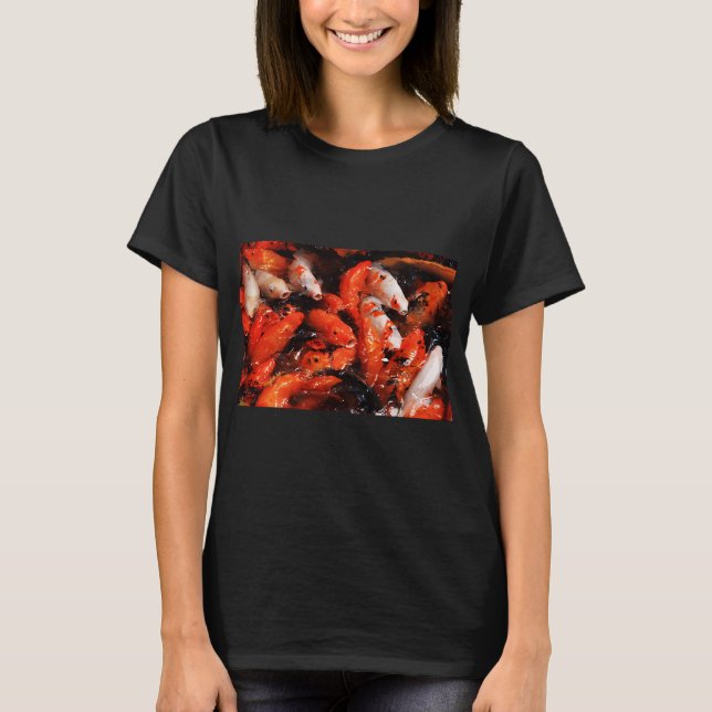 Koi Fish Print T-Shirt (Front)