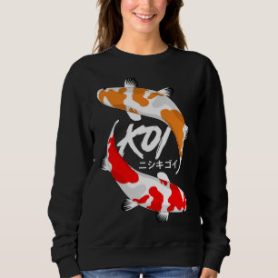 Koi Fish Red And Orange Sweatshirt