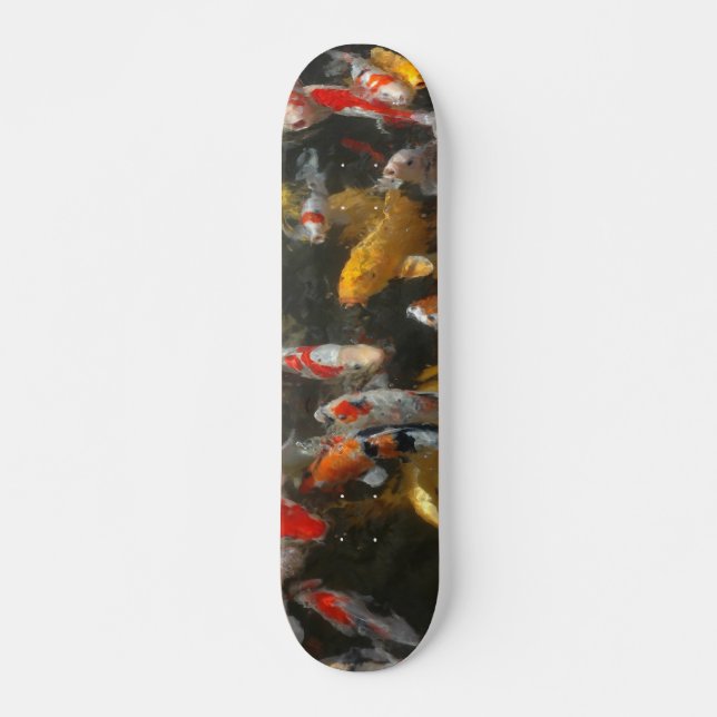 Koi Fish Skateboard (Front)