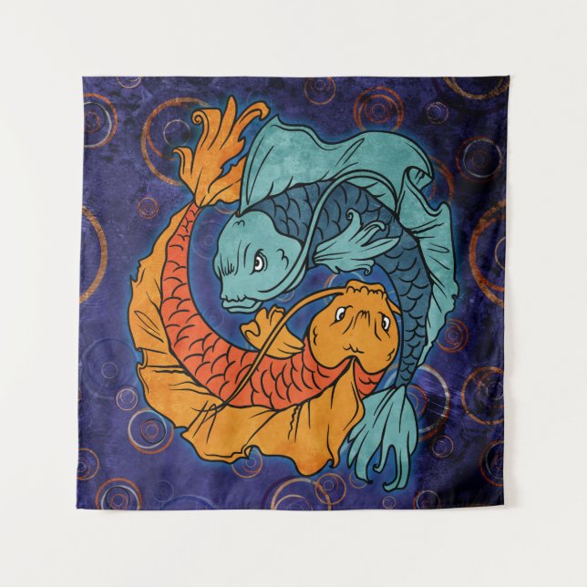 Koi Fish Tapestry (Front)