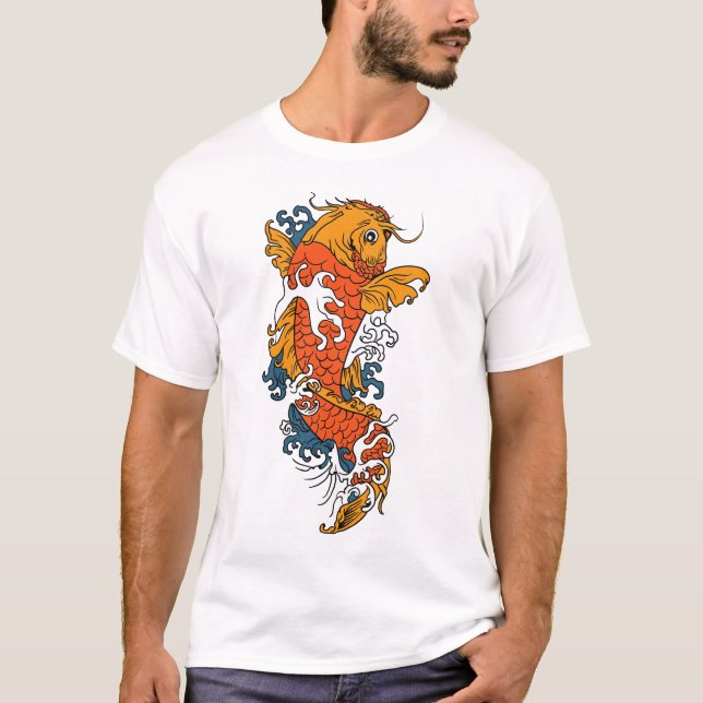Koi Fish Tattoo T-Shirt (Front)