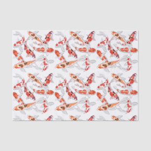 Koi fish tissue paper