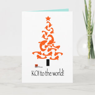 KOI (fish) to the world Christmas card 2021-22