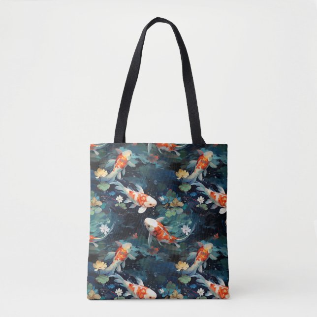 Koi Fish Tote Bag (Front)