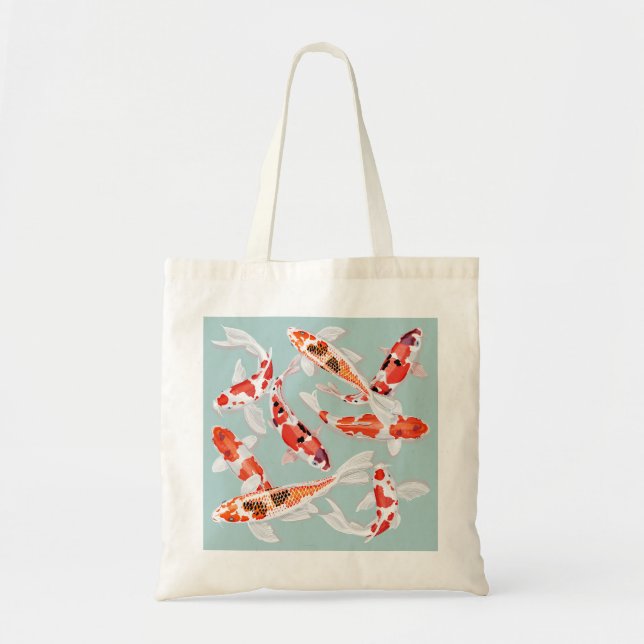 Koi fish tote bag (Front)