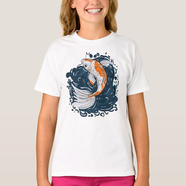 Koi Fish water bending master T-Shirt (Front)