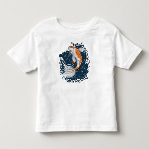 Koi Fish water bending master Toddler T-Shirt