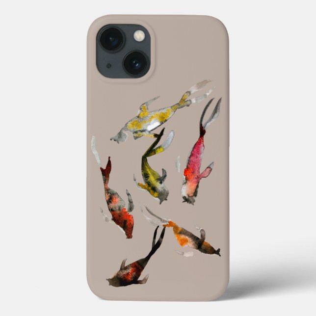Koi fish watercolor  Case-Mate iPhone case (Back)