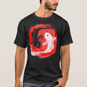 Koi Fish Yin Yang - Japanese Nishikigoi Fish T-Shirt
