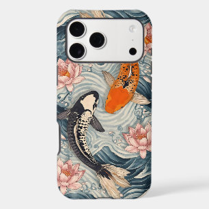 Koi Fish Yin Yang Lotus Art