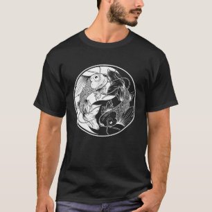Koi Fish Yin Yang Tosai Amur Carp Nishikigoi Koi F T-Shirt