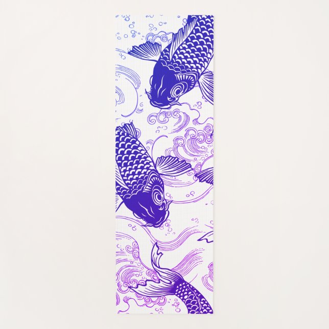 KOI FISH YOGA MAT DIY INITIAL (Front)