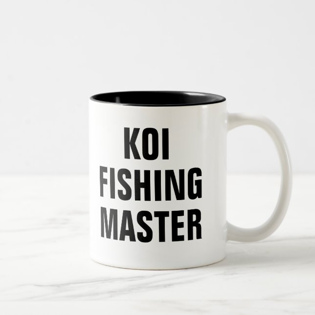 Koi Fishing Master Two-Tone Coffee Mug (Right)