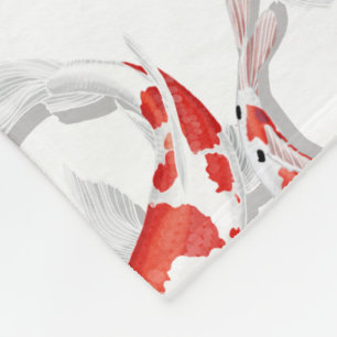 Koi Fleece Blanket