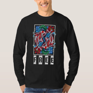 Koi - Free - Peace - Yoga - Fish Pond - Petshop -  T-Shirt