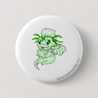 Koi Green 6 Cm Round Badge