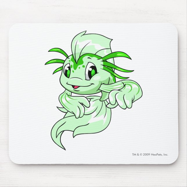Koi Green Mouse Mat (Front)