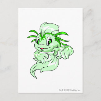 Koi Green Postcard