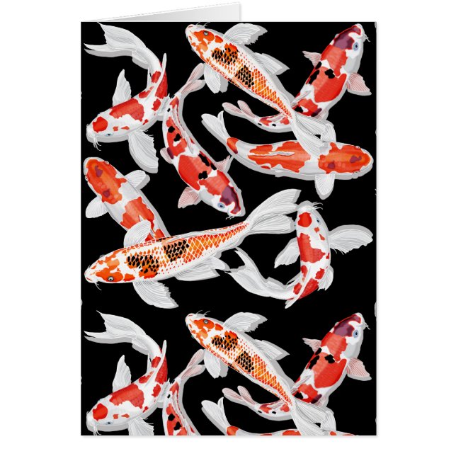 Koi greeting card (Front)