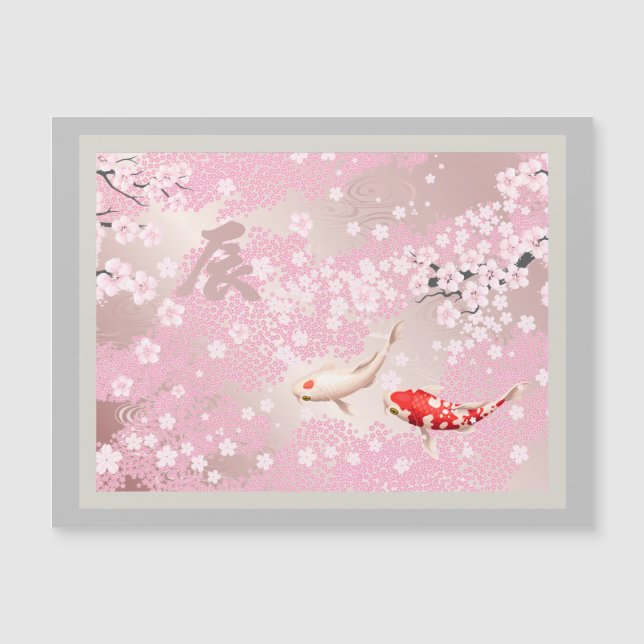 Koi Harmony: A New Year Blossom 2024 (Front)