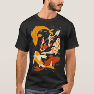 Koi in Black Water T-Shirt