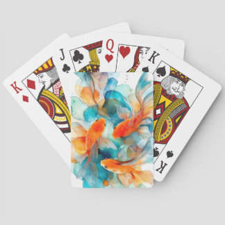 Koi in Flow Playing Cards