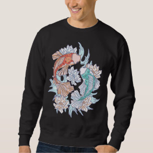 Koi In Ying & Yang Style For Men Women And Childr Sweatshirt