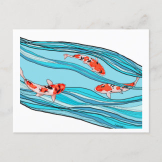 KOI KOI KOI POSTCARD