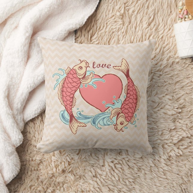 Koi Love Cushion (Blanket)